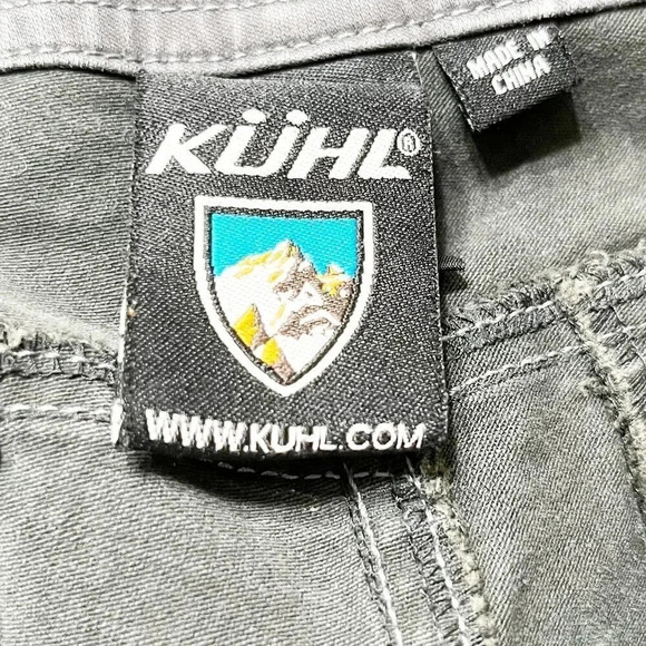 Kuhl Gray Heavy Weight Fabric Outdoor Hiking Camping Pants Women's Size 6 - Picture 6 of 7